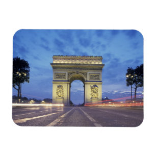 Europe, France, Paris. Arc de Triomphe as viewed Magnet