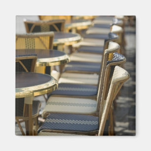 Europe, France, Paris, Beaubourg: Cafe Tables / Magnet