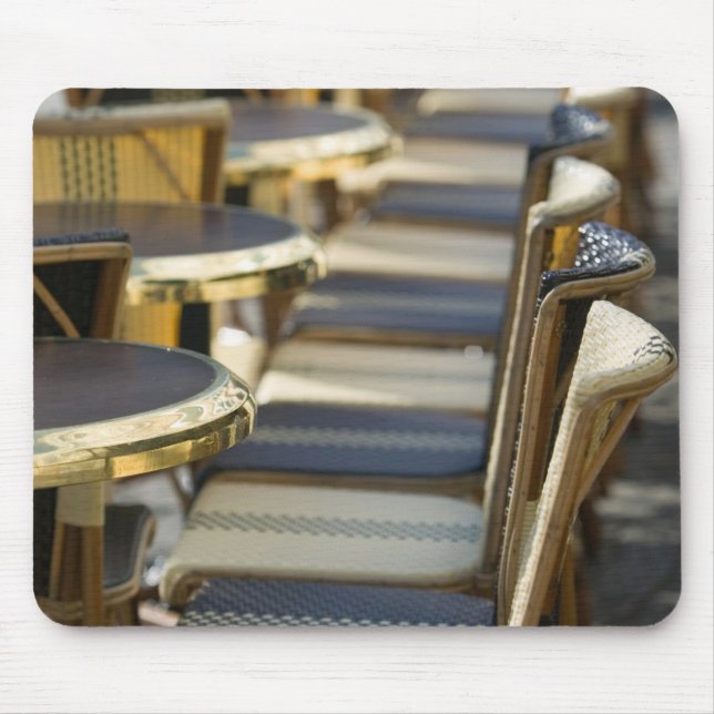Europe, France, Paris, Beaubourg: Cafe Tables / Mouse Mat (Front)