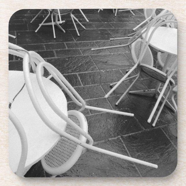 Europe, France, Paris. Chairs, Jardin du 4 Coaster (Front)