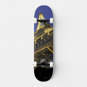 Europe, France, Paris, Eiffel Tower, evening 2 Skateboard