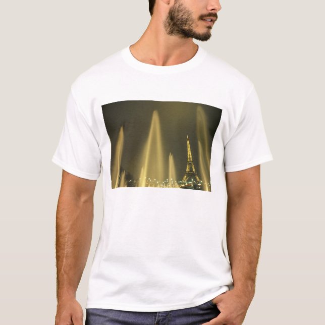 Europe, France, Paris, Eiffel Tower, evening T-Shirt (Front)