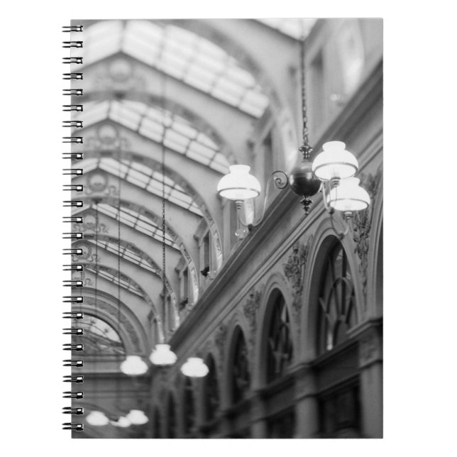 Europe, France, Paris. Interior, Galerie Notebook (Front)