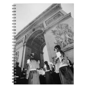 Europe, France, Paris. Military ceremony at the Notebook