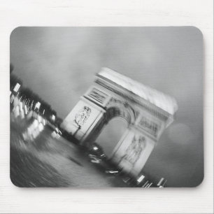 Europe, France, Paris. Spinning Arc de Triomphe Mouse Mat