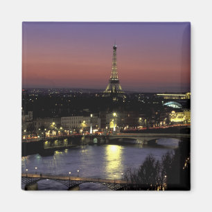 Europe, France, Paris, Sunset view of Eiffel Magnet