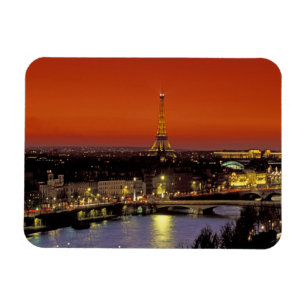 Europe, France, Paris. Sunset view of Eiffel Magnet