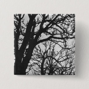 Europe, France, Paris. Winter trees, Marco 15 Cm Square Badge