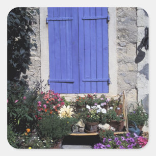 Europe, France, Provence, Aix-en-Provence. Square Sticker