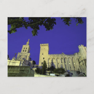 Europe, France, Provence, Avignon. Palais des Postcard