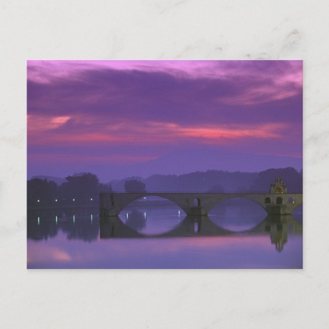 Europe, France, Provence, Avignon. Pont St, Postcard (Front)