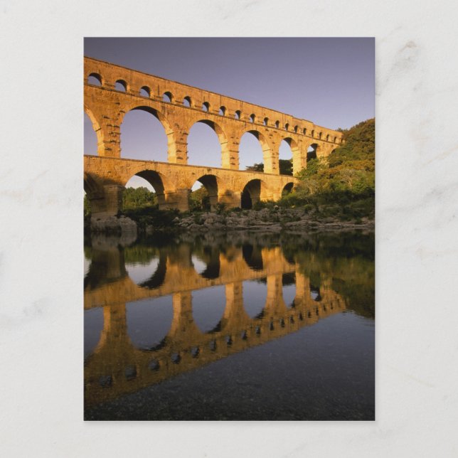 Europe, France, Provence, Gard. Pont du Gard, Postcard (Front)