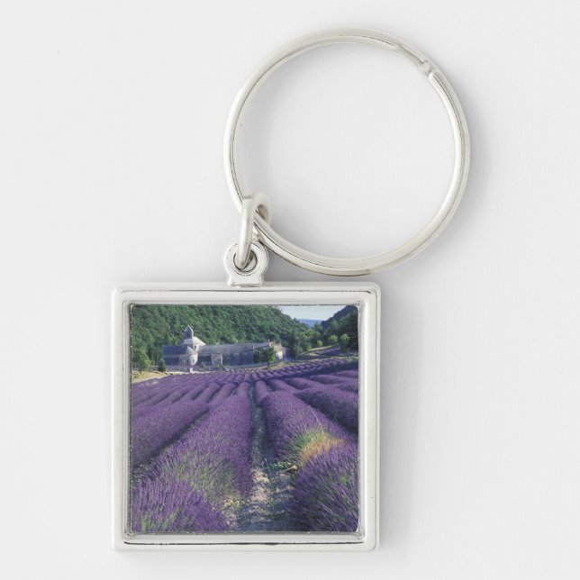 Europe, France, Provence. Lavander fields Key Ring (Front)