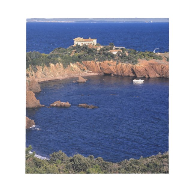 Europe, France, Theoule-sur-Mer. A tile-roofed Notepad (Front)
