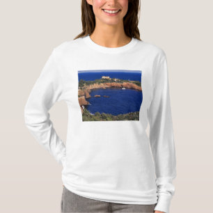 Europe, France, Theoule-sur-Mer. A tile-roofed T-Shirt