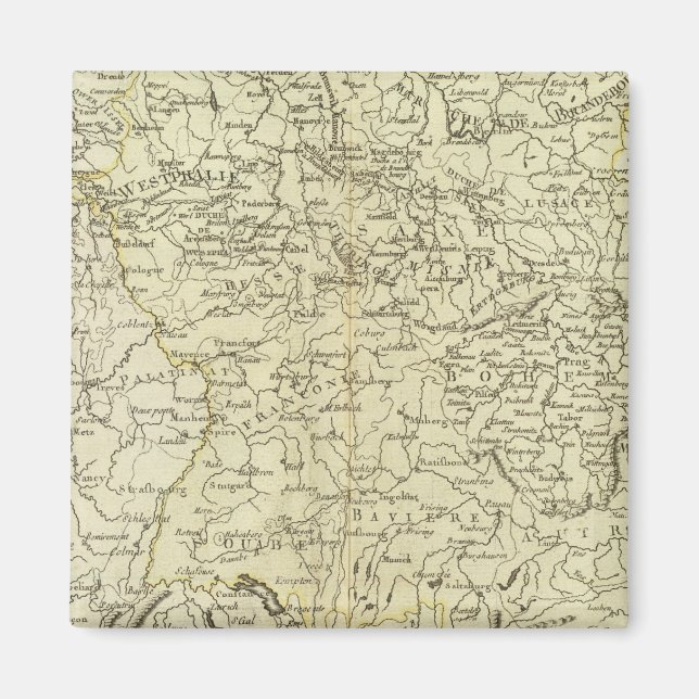 Europe, Germany, Austria Magnet (Front)