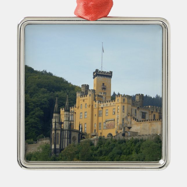 Europe, Germany, near Koblenz, Castle Schloss Metal Tree Decoration (Front)