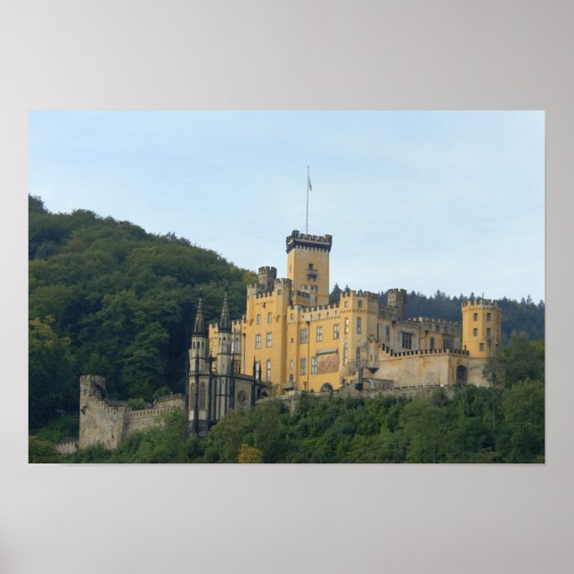 Europe, Germany, near Koblenz, Castle Schloss Poster (Front)