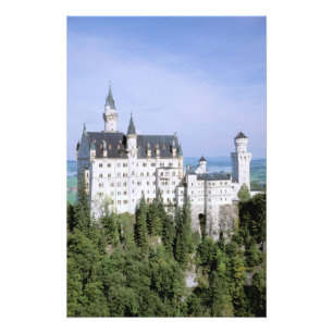 Europe, Germany, Neuschwanstein Castle, built Photo Print