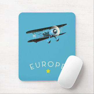 Europe Golden Star Mouse Mat
