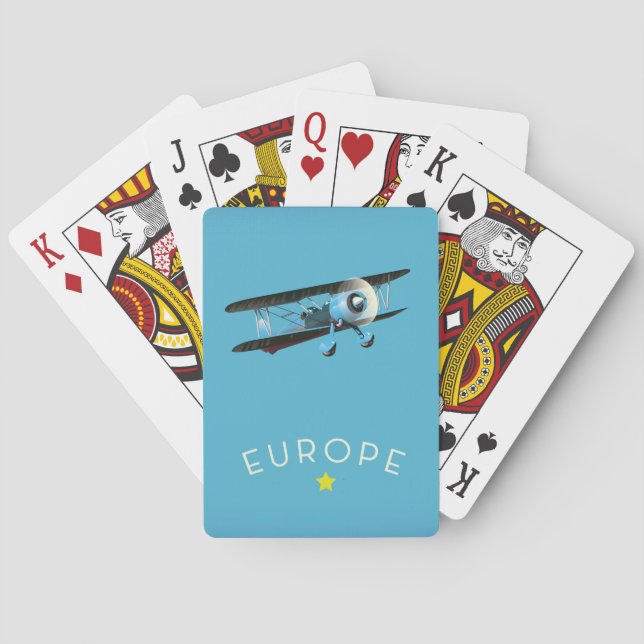 Europe Golden Star Playing Cards (Back)