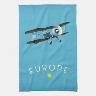 Europe Golden Star Tea Towel