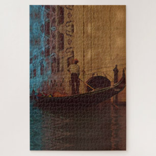 Europe - GONDOLA - Italy - Venice - gondolier - Jigsaw Puzzle