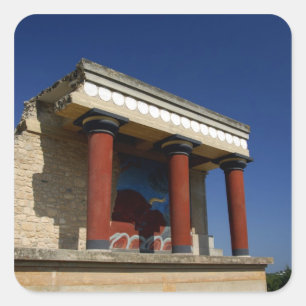 Europe, Greece, Crete (aka Kriti), Heraklion 2 Square Sticker