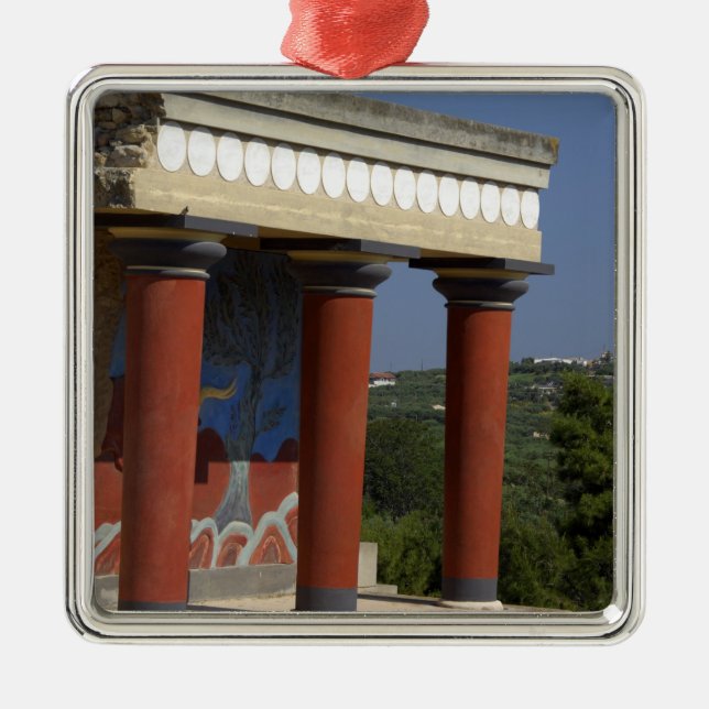 Europe, Greece, Crete (aka Kriti), Heraklion Metal Tree Decoration (Front)