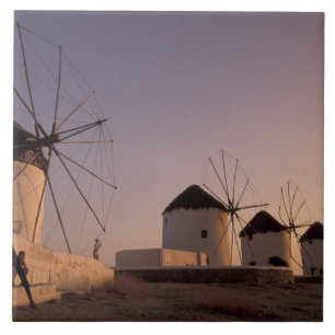 Europe, Greece, Cyclades Islands, Mykonos, Tile