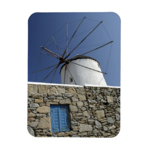 Europe, Greece, Mykonos. 2 Magnet