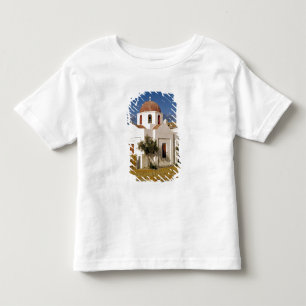 Europe, Greece, Mykonos. Fishing nets dry on the Toddler T-Shirt