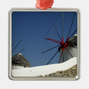 Europe, Greece, Mykonos. Metal Tree Decoration