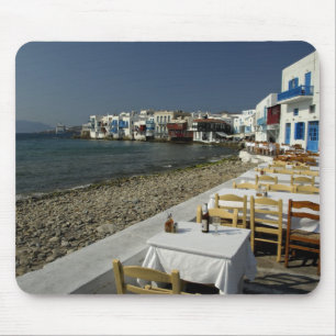 Europe, Greece, Mykonos. Views of the seaside Mouse Mat
