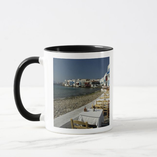 Europe, Greece, Mykonos. Views of the seaside Mug (Left)