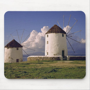 Europe, Greece, Mykonos. White-washed Mouse Mat