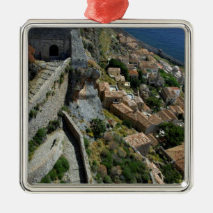 Europe, Greece, Peloponnese, Monemvasia Metal Tree Decoration