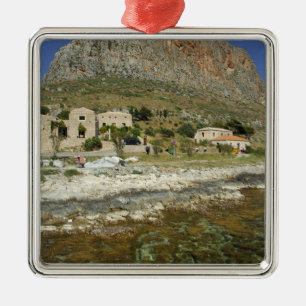 Europe, Greece, Peloponnese, Monemvasia. The 2 Metal Tree Decoration