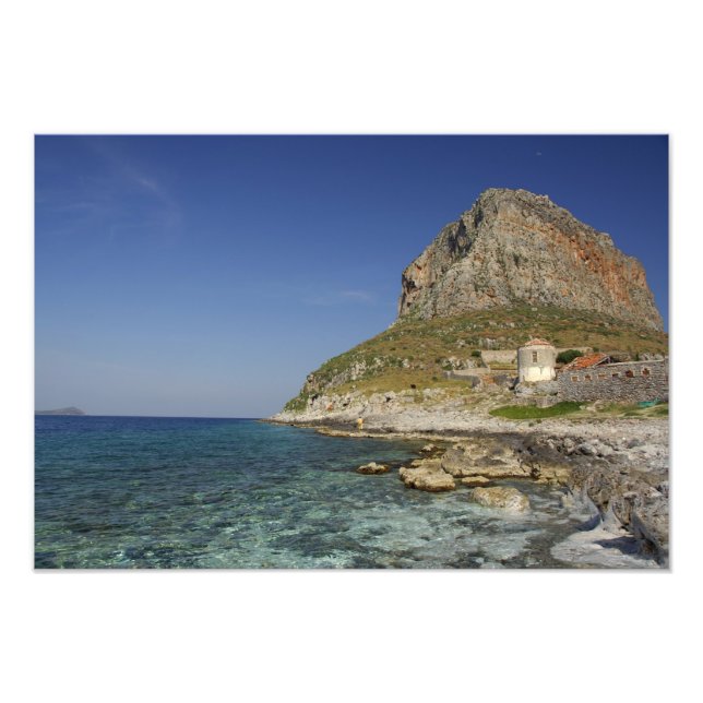 Europe, Greece, Peloponnese, Monemvasia. The Photo Print (Front)