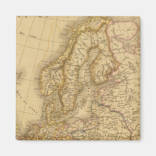 Europe in 1813 magnet