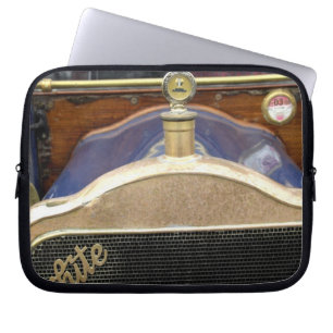 Europe, Ireland, Dublin. Vintage auto, White 2 Laptop Sleeve