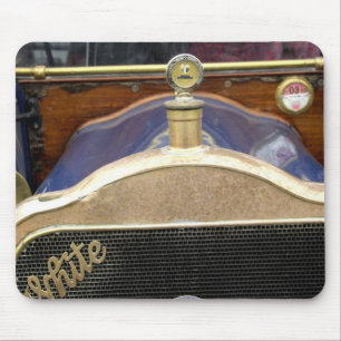 Europe, Ireland, Dublin. Vintage auto, White 2 Mouse Mat