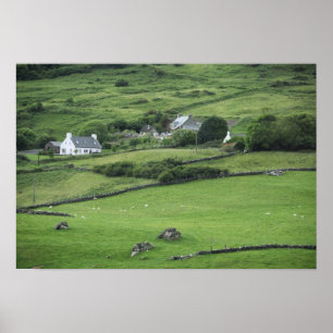 Europe, Ireland, Kerry County, Ring of Kerry. Poster