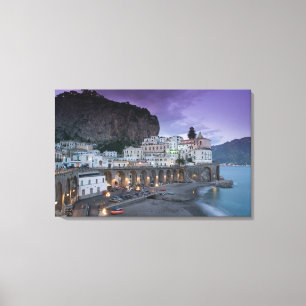 Europe, Italy, Campania (Amalfi Coast) Atrani: Canvas Print
