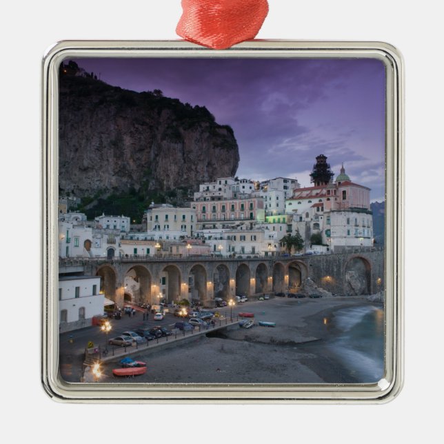 Europe, Italy, Campania (Amalfi Coast) Atrani: Metal Tree Decoration (Front)
