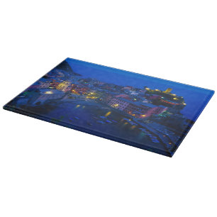 Europe, Italy, Cinque Terre, Vernazza. Hillside Cutting Board