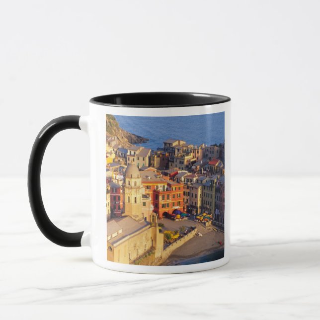 Europe, Italy, Cinque Terre. Village of Vernazza Mug (Left)