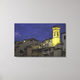 Europe, Italy, Florence, Architectural detail; Canvas Print