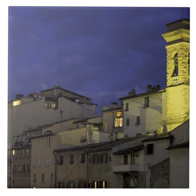 Europe, Italy, Florence, Architectural detail; Tile (Front)