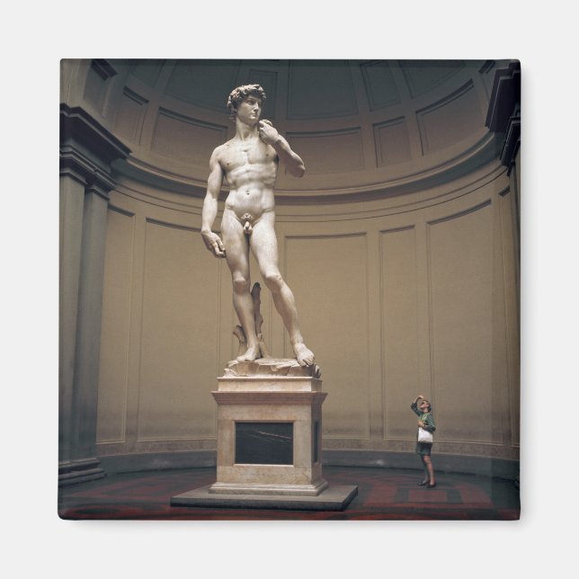 Europe, Italy, Florence. The actual size of Magnet (Front)